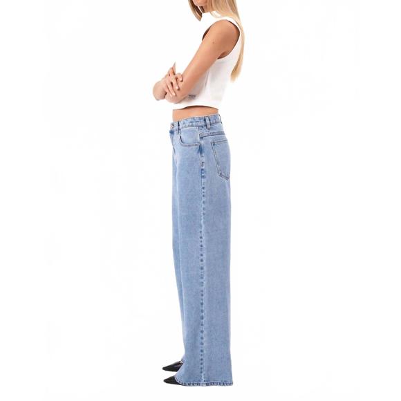 NEW ABRAND JEANS 95 mid rise super baggy jeans in gigi - Picture 3 of 4